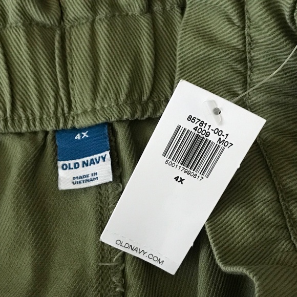 OLD NAVY Green Paper Bag Shorts High Rise Women’s Plus Size 4X - Picture 6 of 16